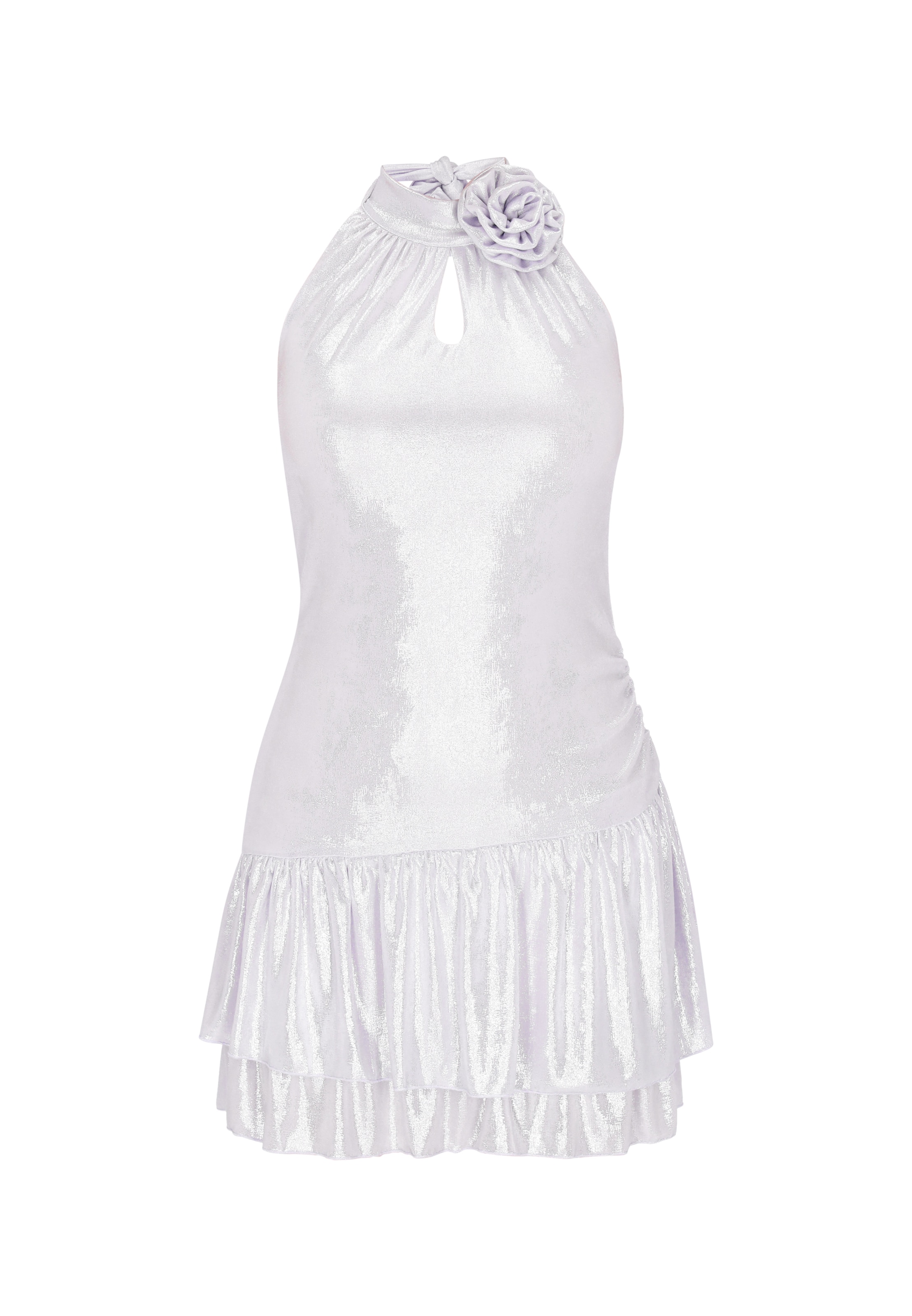 myMo at night Jurk 'Party' in Wit: voorkant