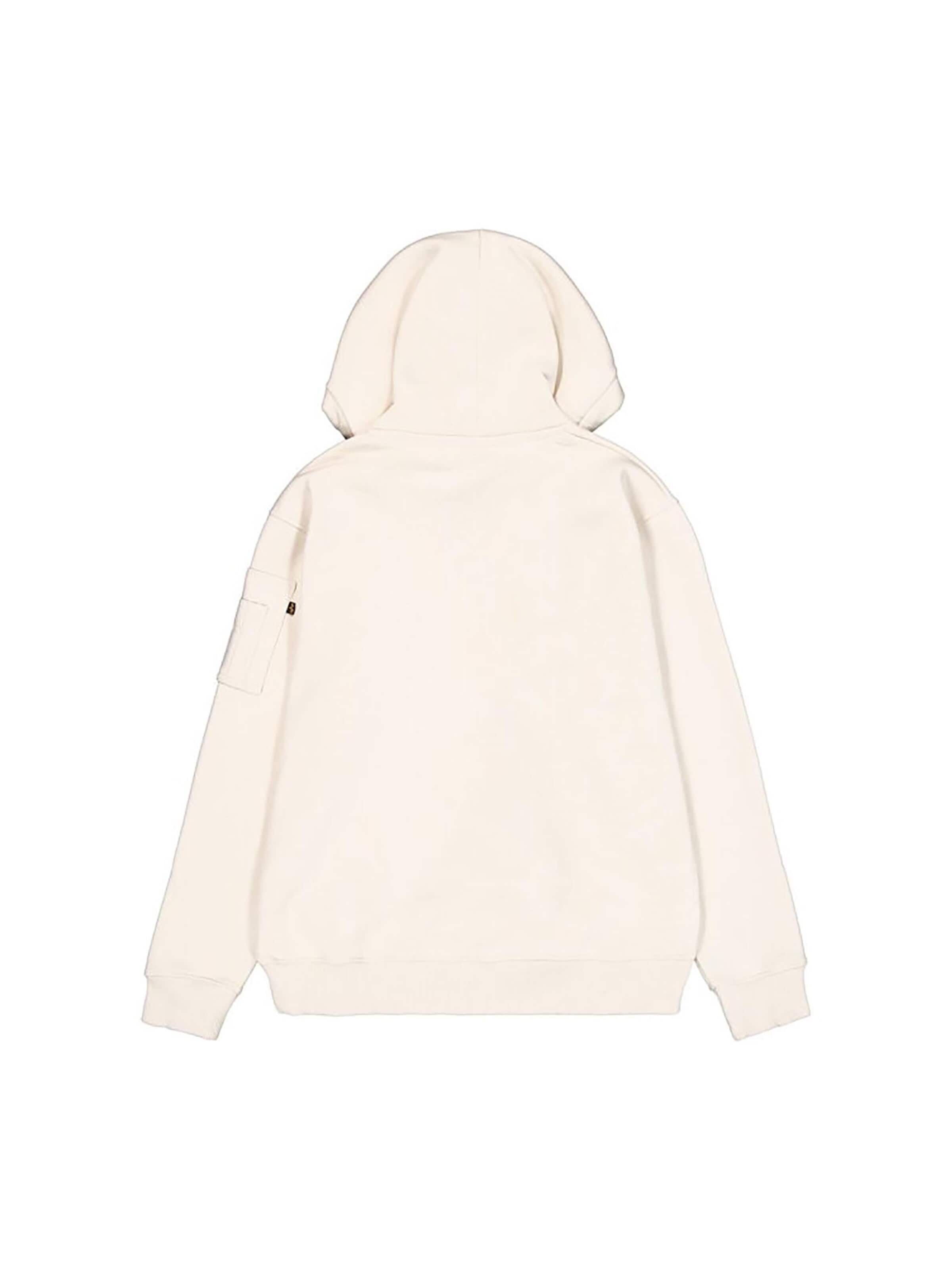 ALPHA INDUSTRIES Sweatshirt 'Alpha PP'‌‌‌‌‌‌‌ in Weiß