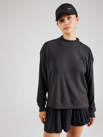 ADIDAS GOLF Sports sweatshirt 'Go-to Mock' in Black: front