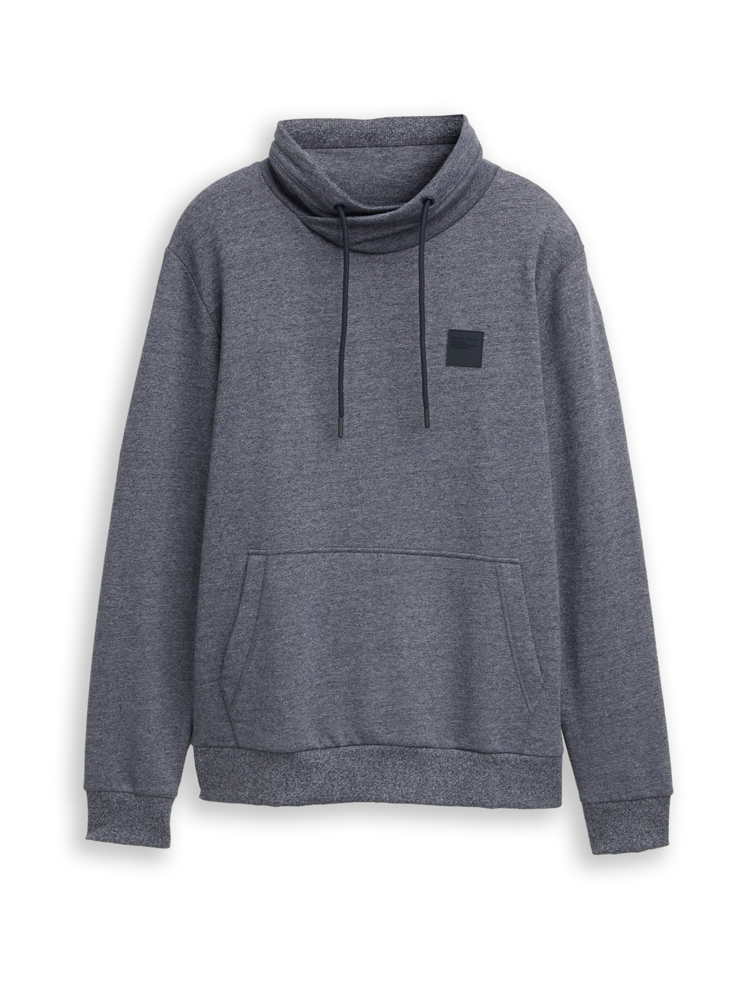 TOM TAILORSweater majica - siva boja: prednji dio