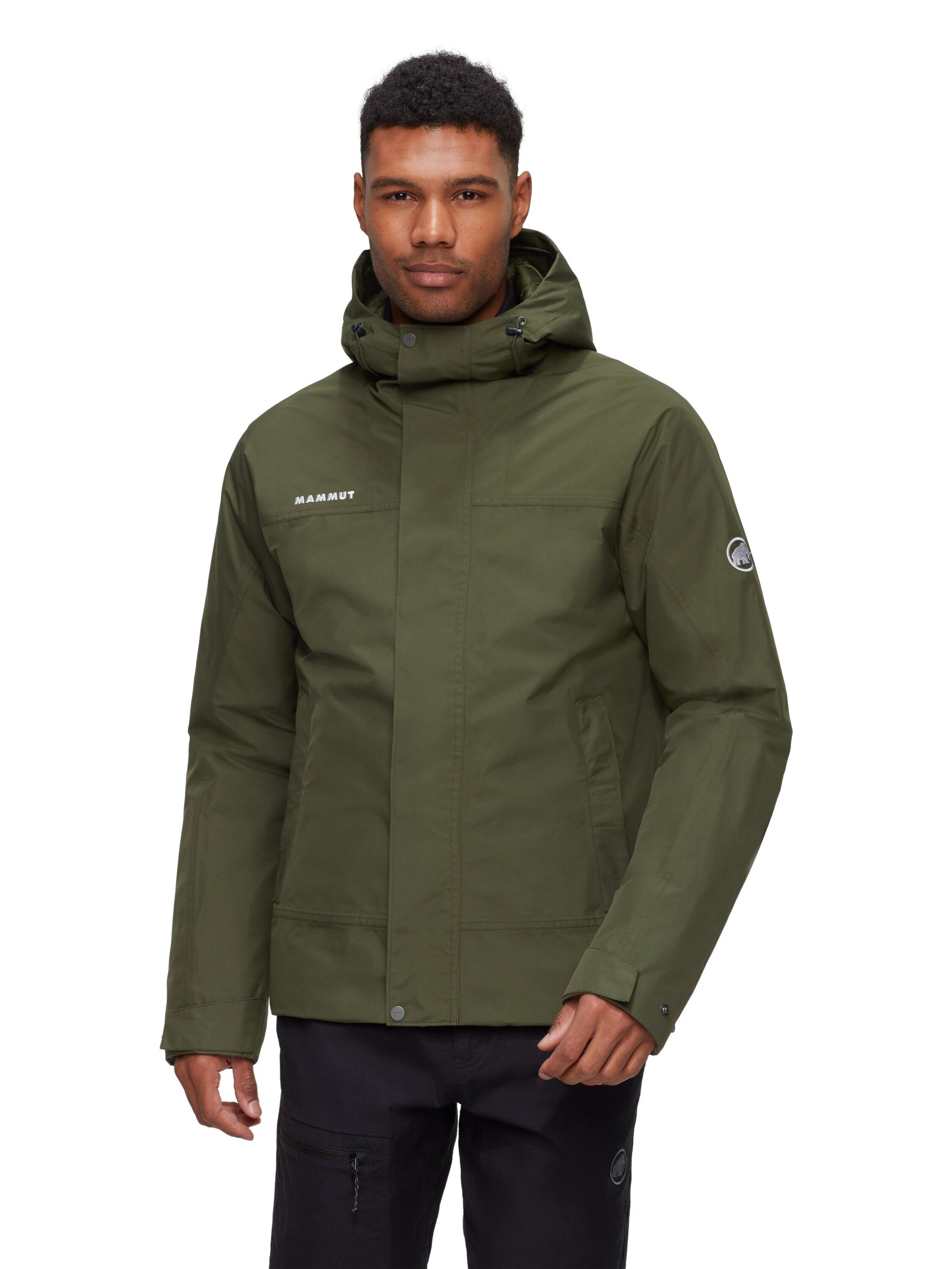 MAMMUT Outdoor jacket in Green: front