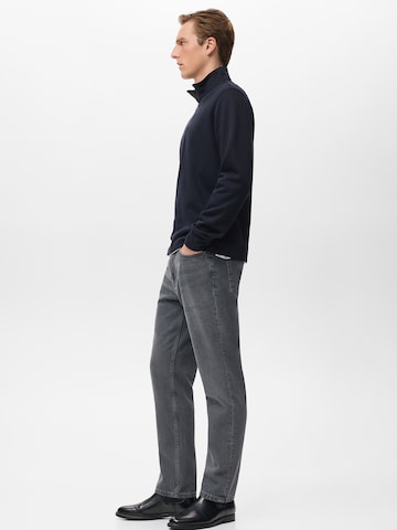 MANGO MAN Sweatshirt 'Shangai' in Blau