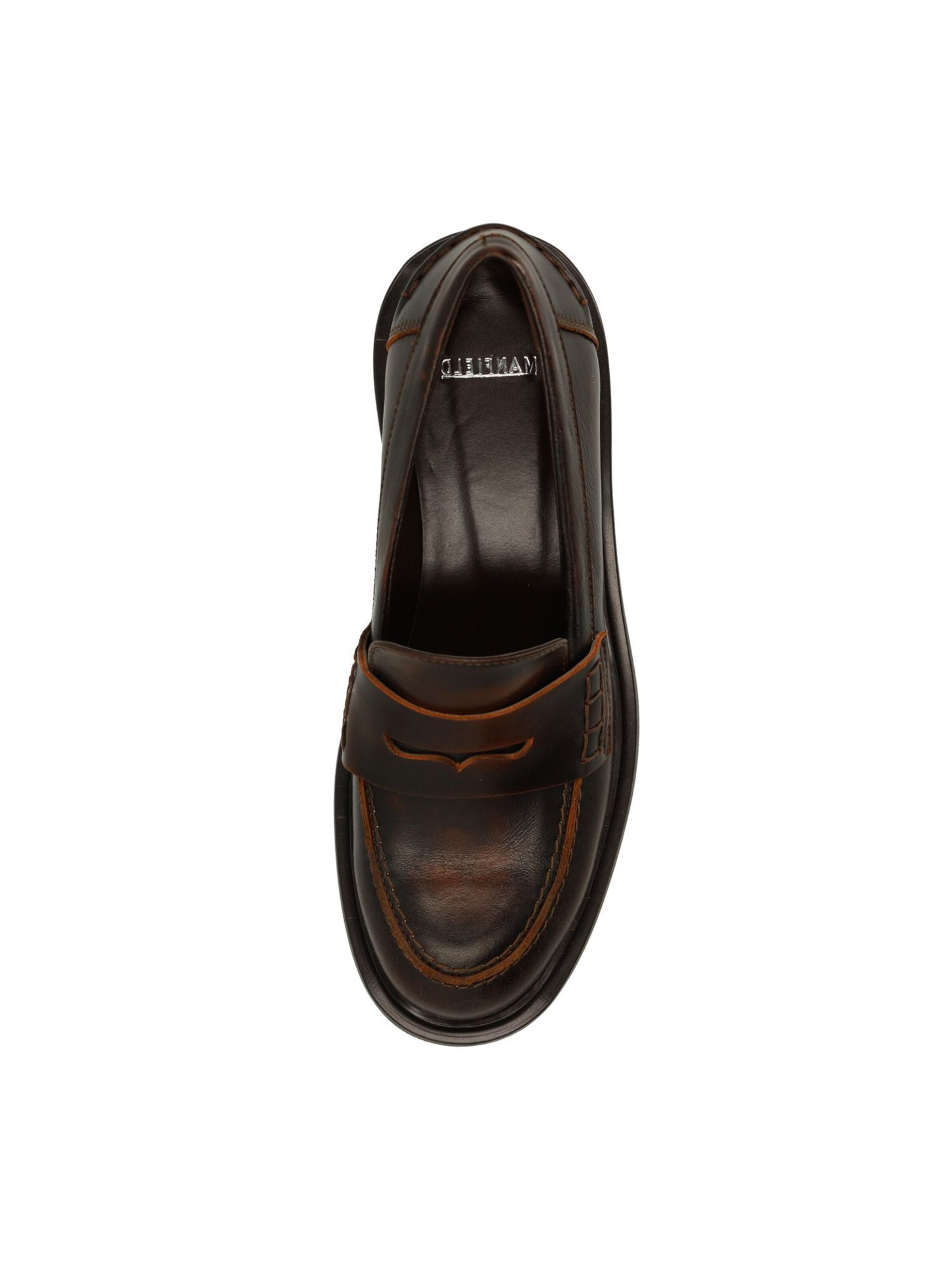 MANFIELD Classic Flats in Brown