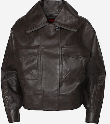 Veste mi-saison AEMMI en marron : devant