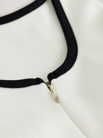 Baker by Ted Baker Jurk 'Ponte Skater' in Wit