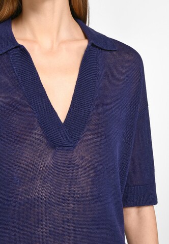 Peter Hahn Strickpullover in Blau