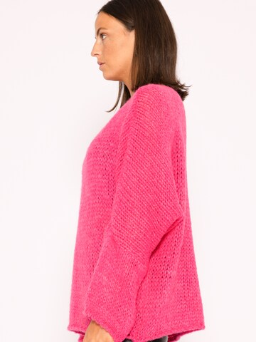 SASSYCLASSY Maxi svetr – pink