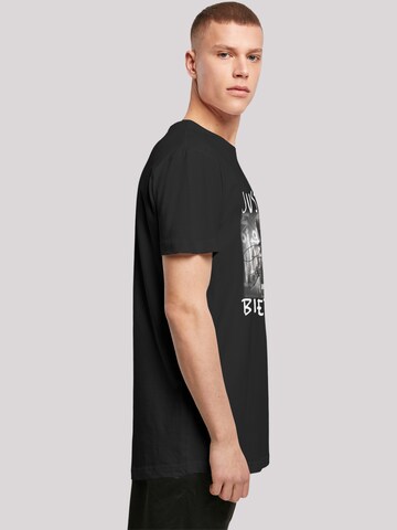 F4NT4STIC Shirt 'Justin Bieber' in Zwart