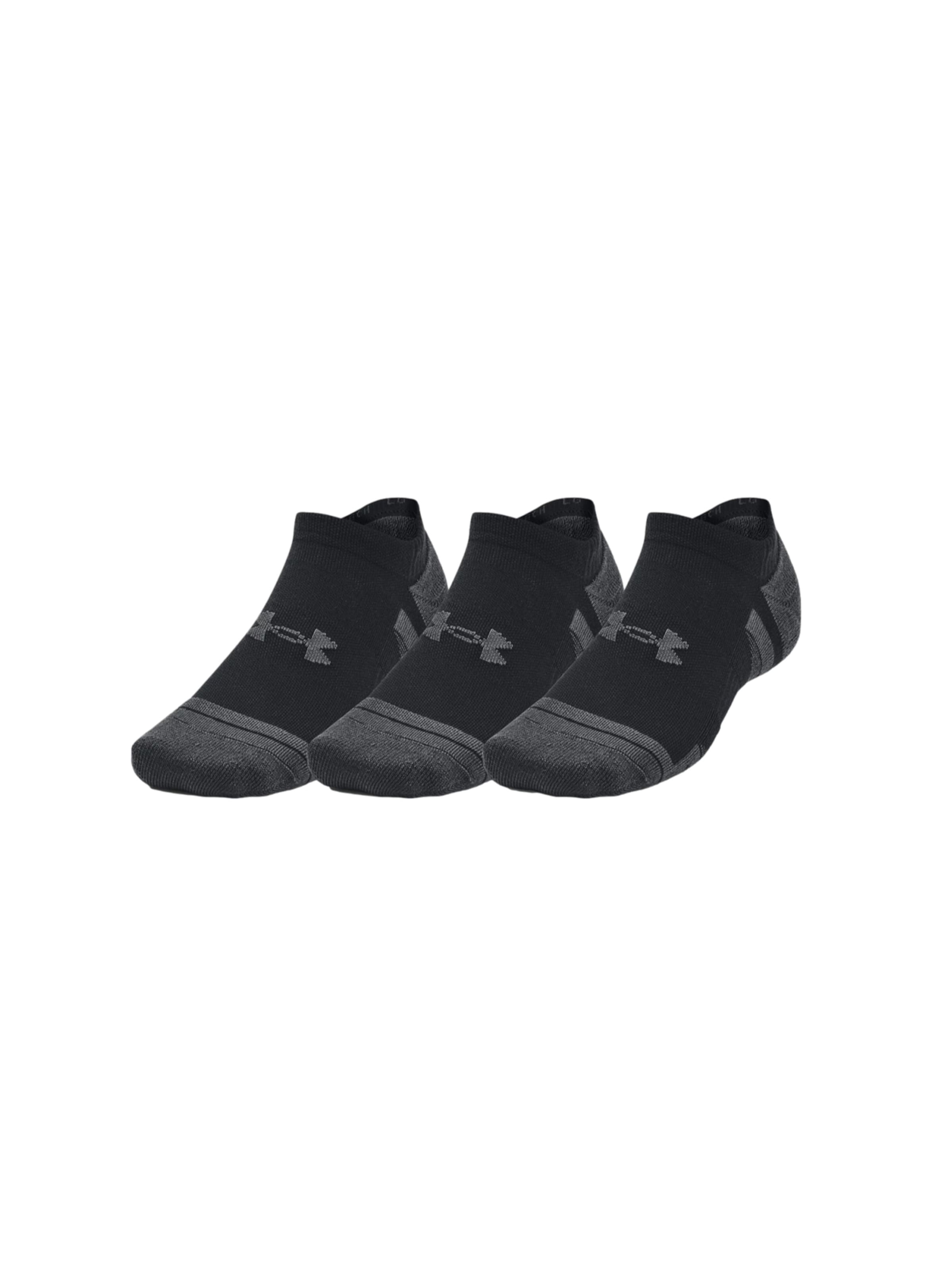 UNDER ARMOUR Spordisokid, värv must: eest vaates