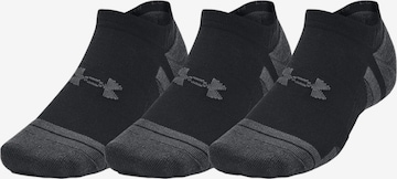 UNDER ARMOUR Athletic Socks in Black: front