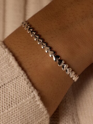 Lucardi Armband 'Minimalistisch' in Zilver: voorkant