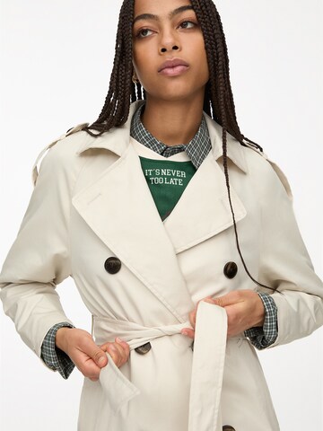 Pull&Bear Between-seasons coat in Beige