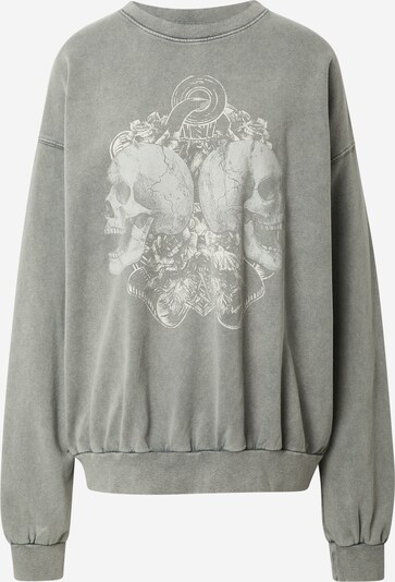 BDG Urban Outfitters Sweatshirt 'SKULLS' in de kleur Ecru / Stone grey, Productweergave
