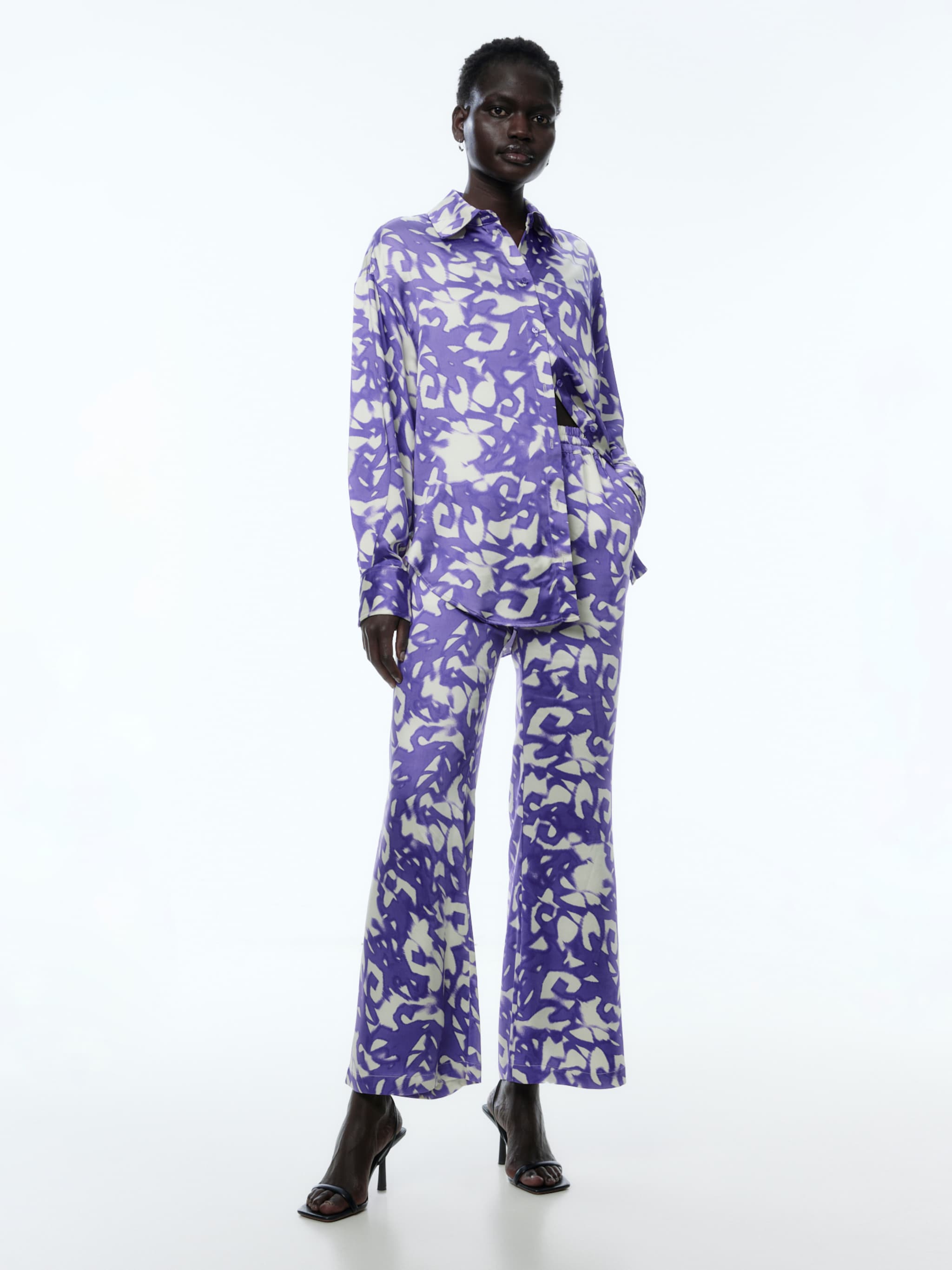 EDITED Producten Broek 'Stina' Lila