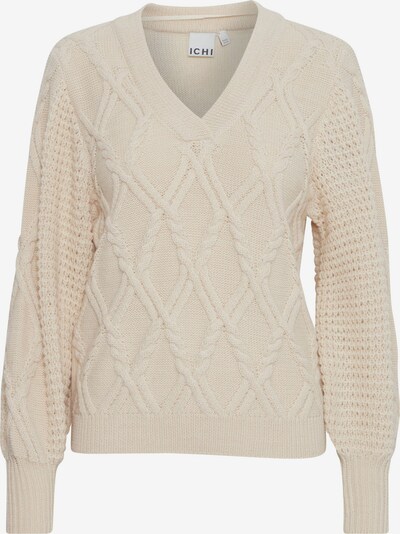 ICHI Strickpullover in beige, Produktansicht