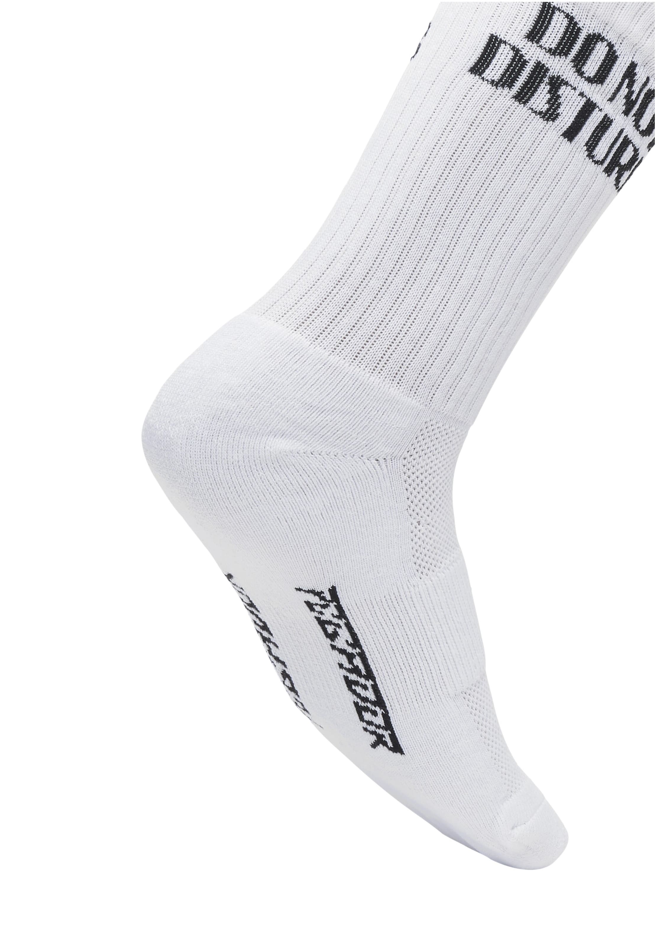 Pegador Socks 'Do Not Disturb' in White