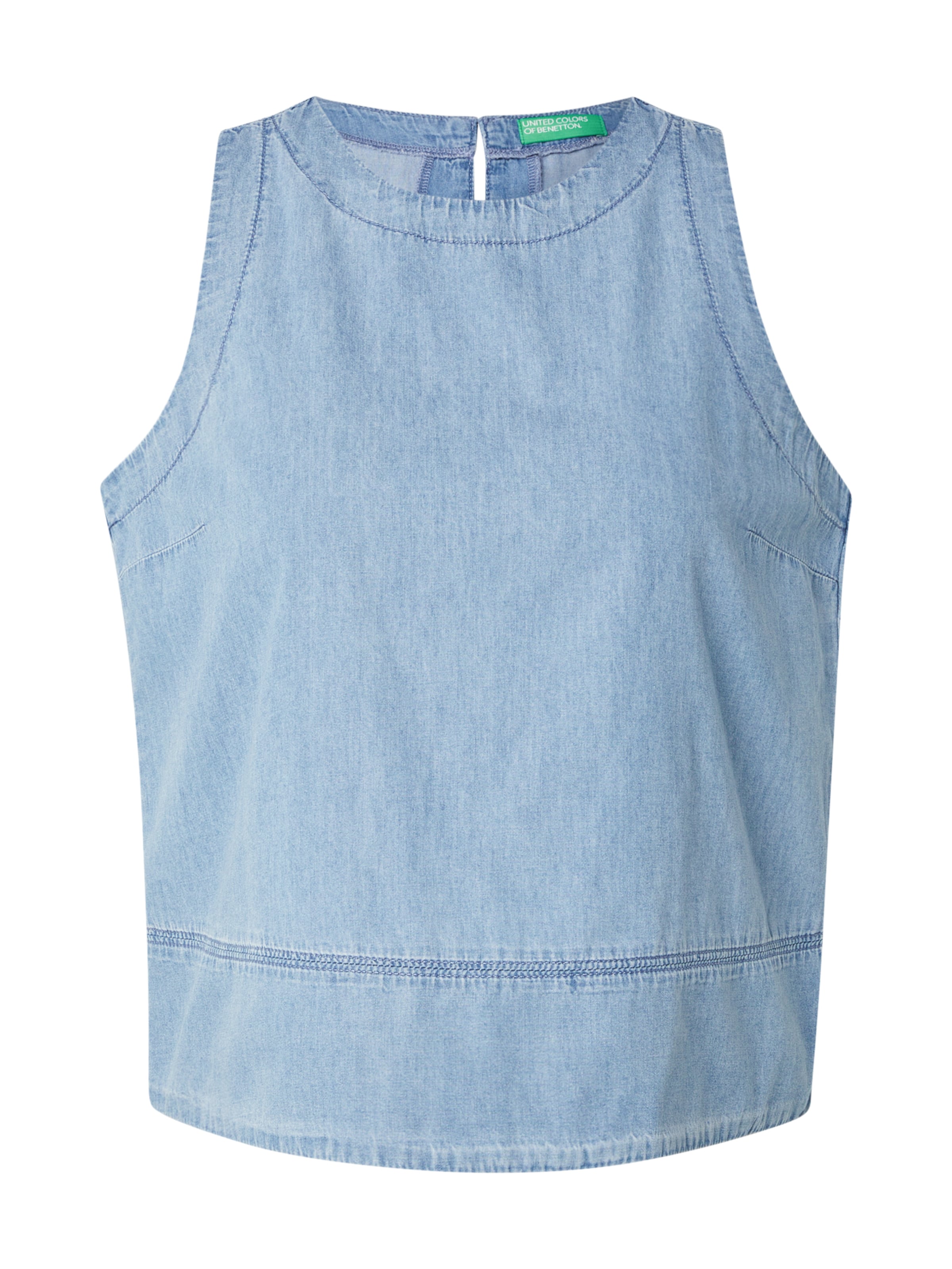 UNITED COLORS OF BENETTON Pluus, värv sinine: eest vaates