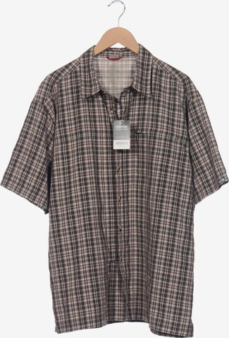 THE NORTH FACE Button Up Shirt in XXXL in Brown: front