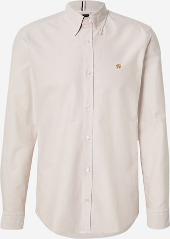 Chemise 'ROAN' BOSS en beige : devant
