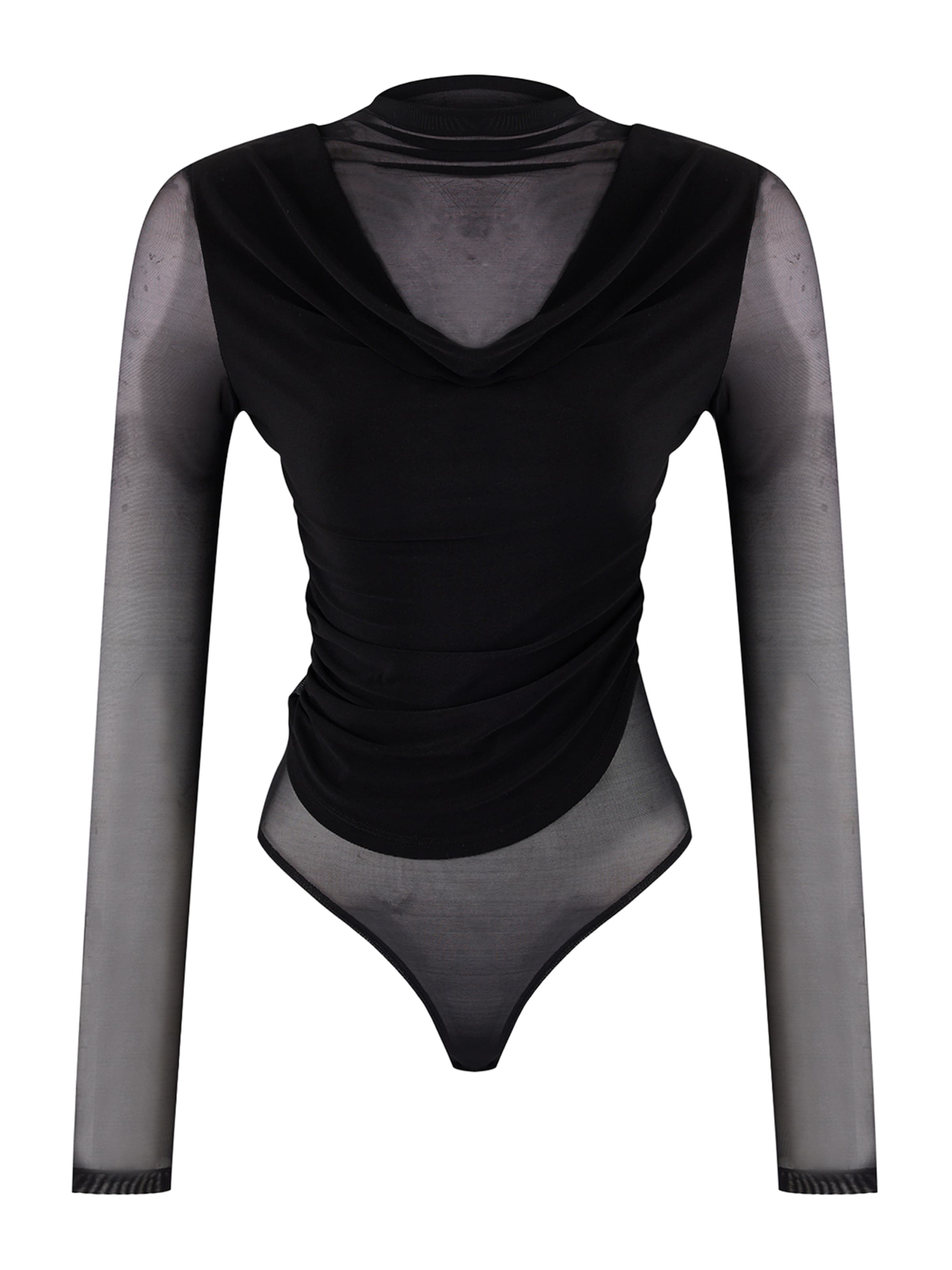 Trendyol - Camisa body em preto: frente