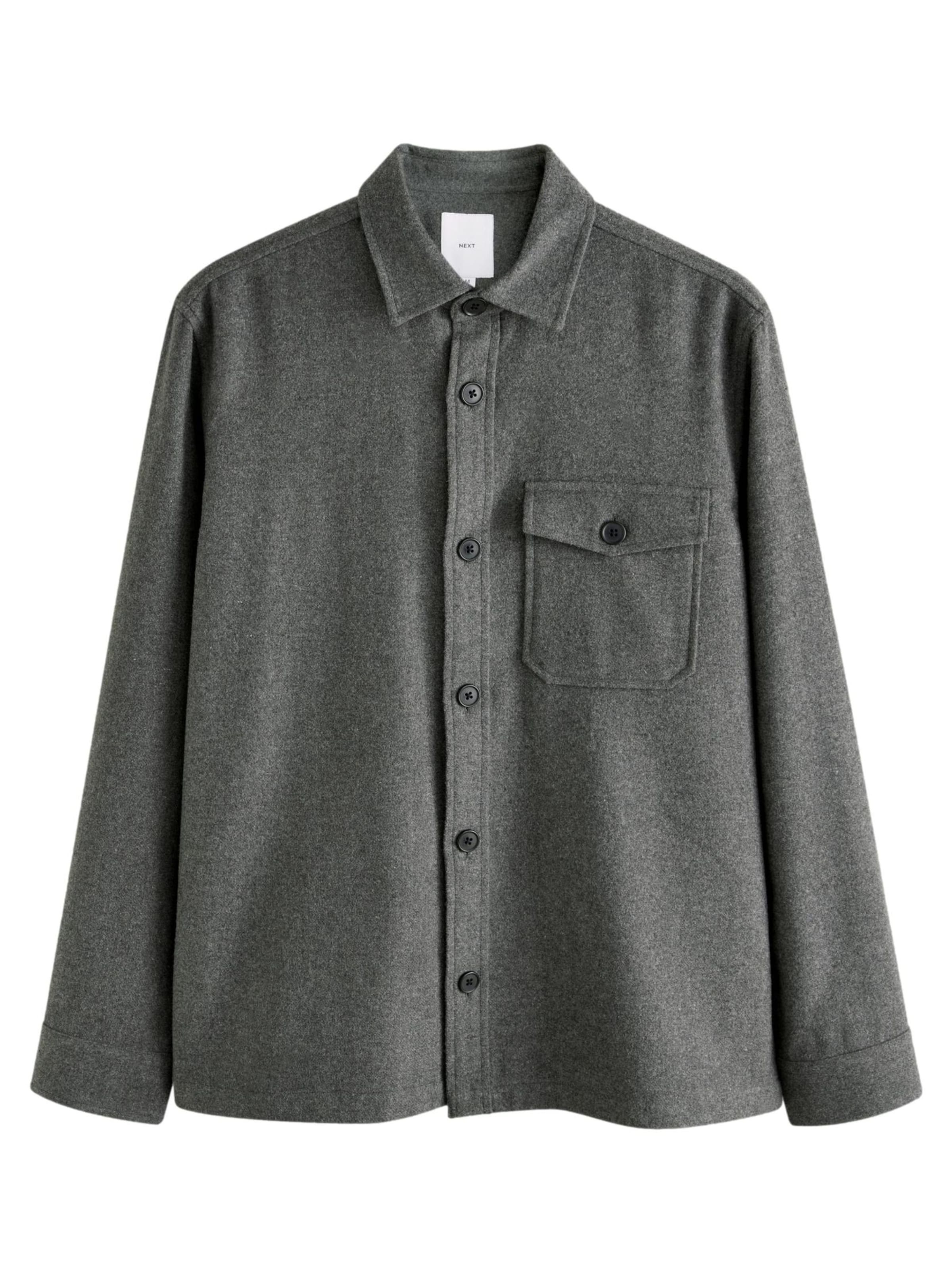 Next Regular fit Prehodna jakna | siva barva: sprednja stran