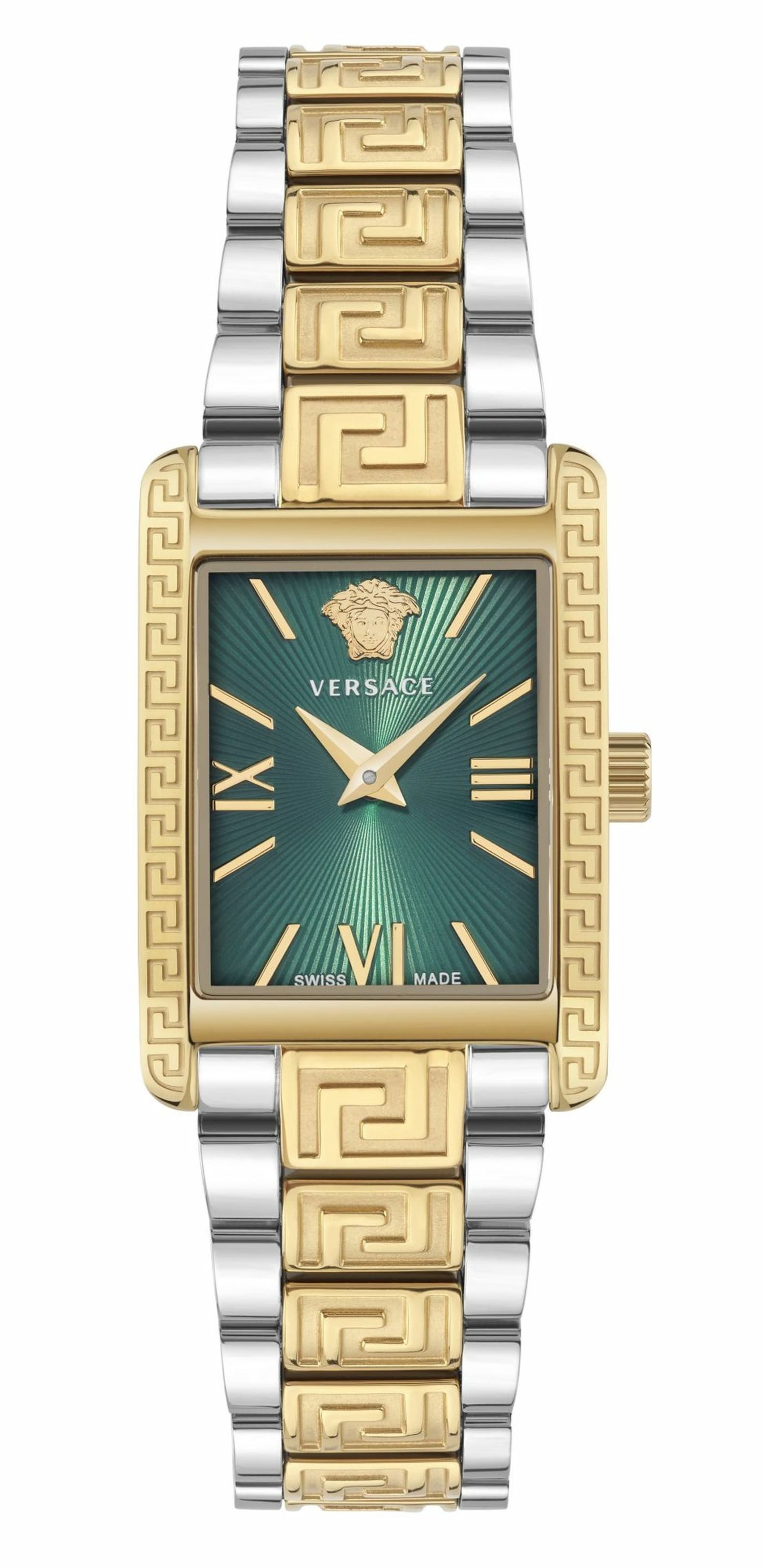 VERSACE Analoguhr in Gold: Vorderseite