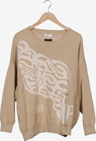 ABOUT YOU Sweater & Cardigan in M in Beige: front