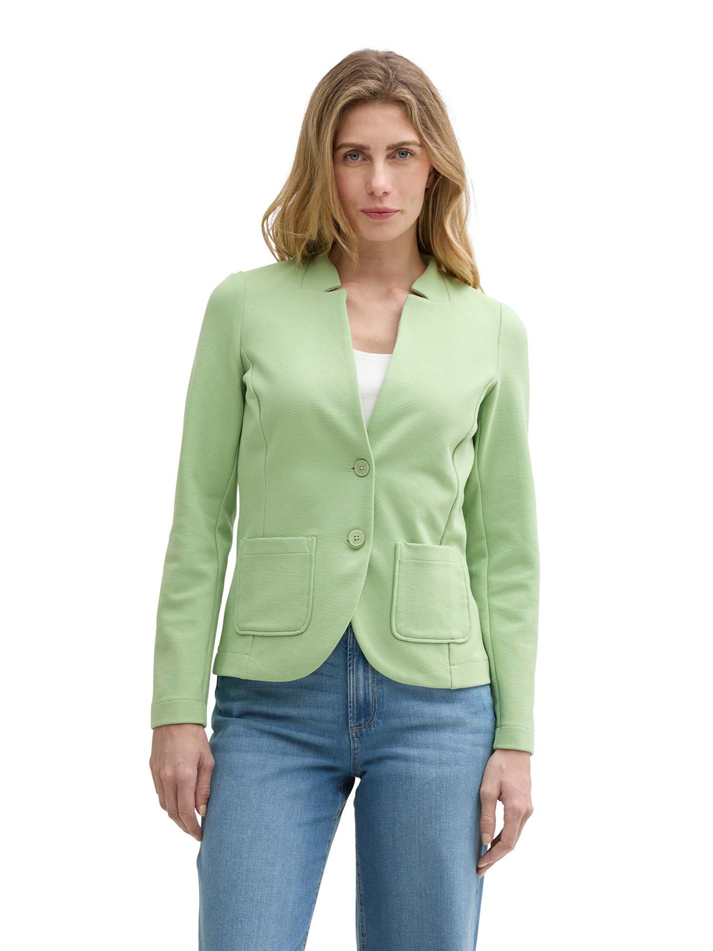 TOM TAILOR - Blazer en verde: frente