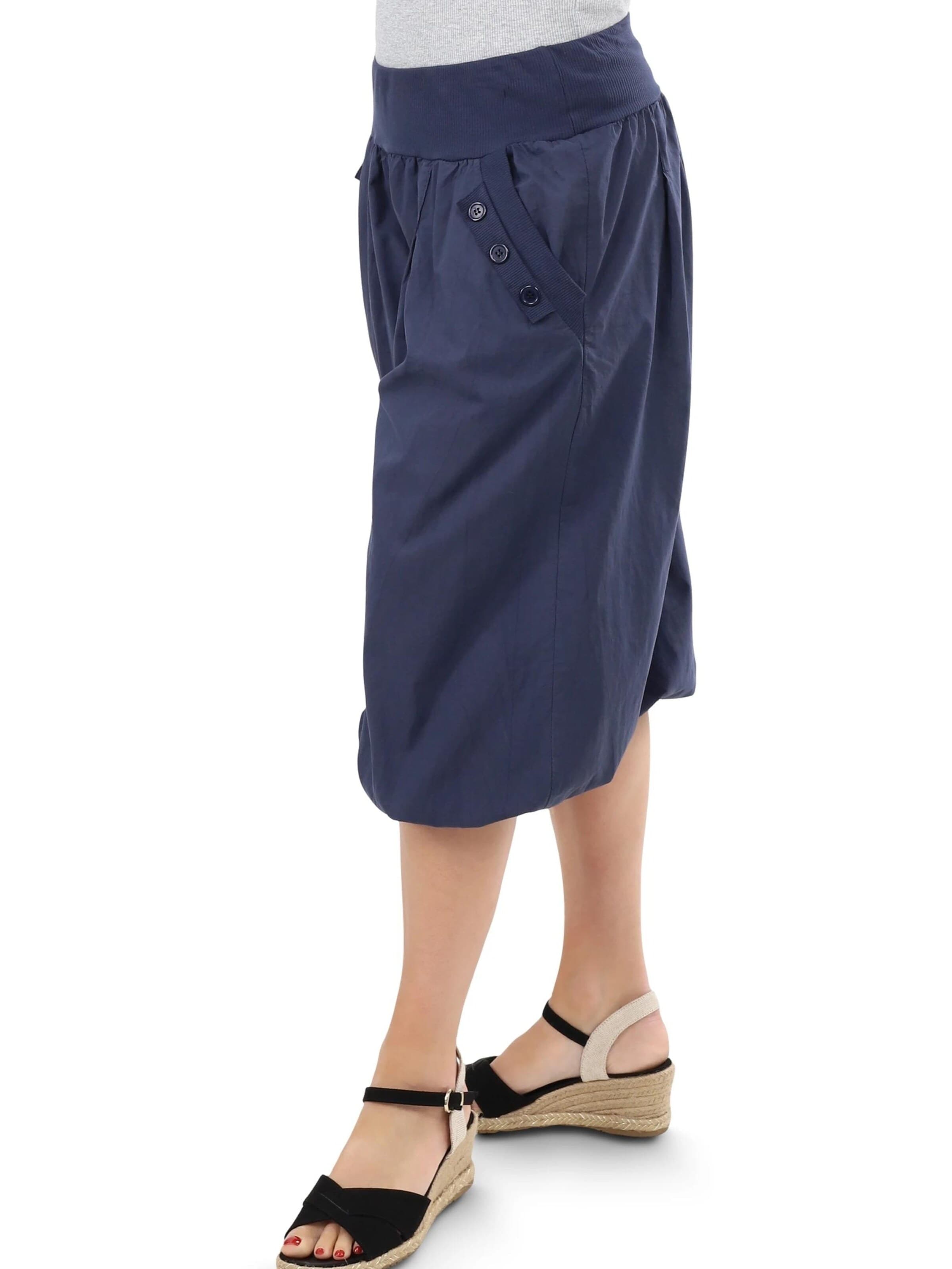 malito more than fashion Loose fit Harem Pants in Blue