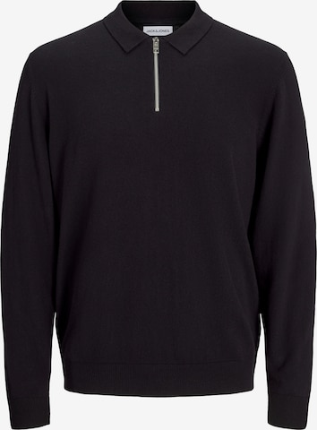 Pull-over 'JJEEmil' JACK & JONES en noir : devant