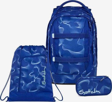 Satch Rucksack in Blau: Vorderseite