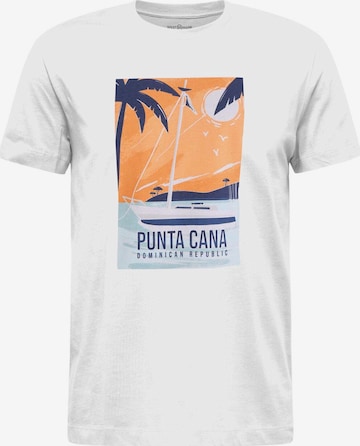 WESTMARK LONDON Bluser & t-shirts 'VACA PUNTA CANA' i hvid: forside