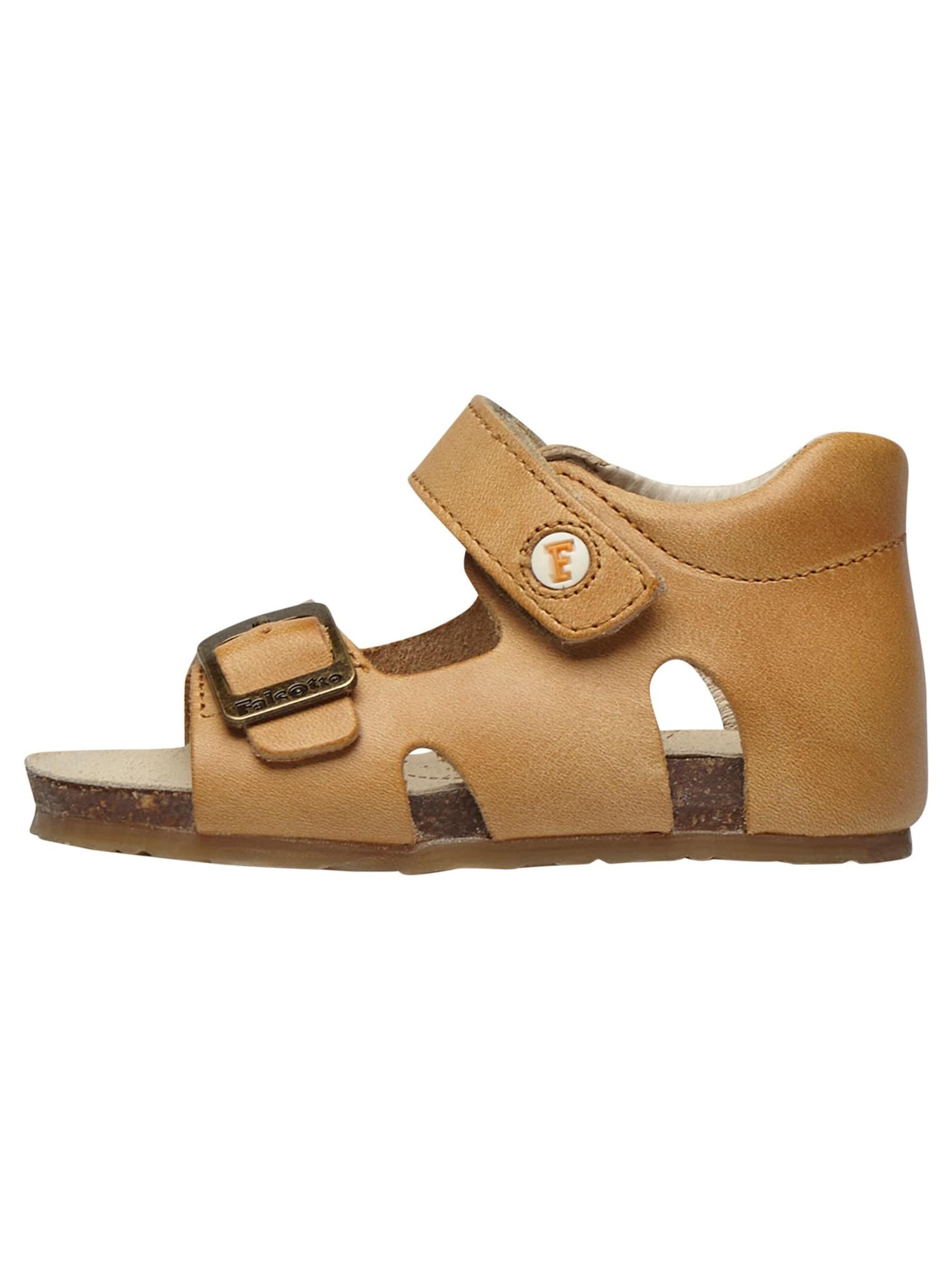 Falcotto Offene Schuhe 'BEA' in Braun: Vorderseite
