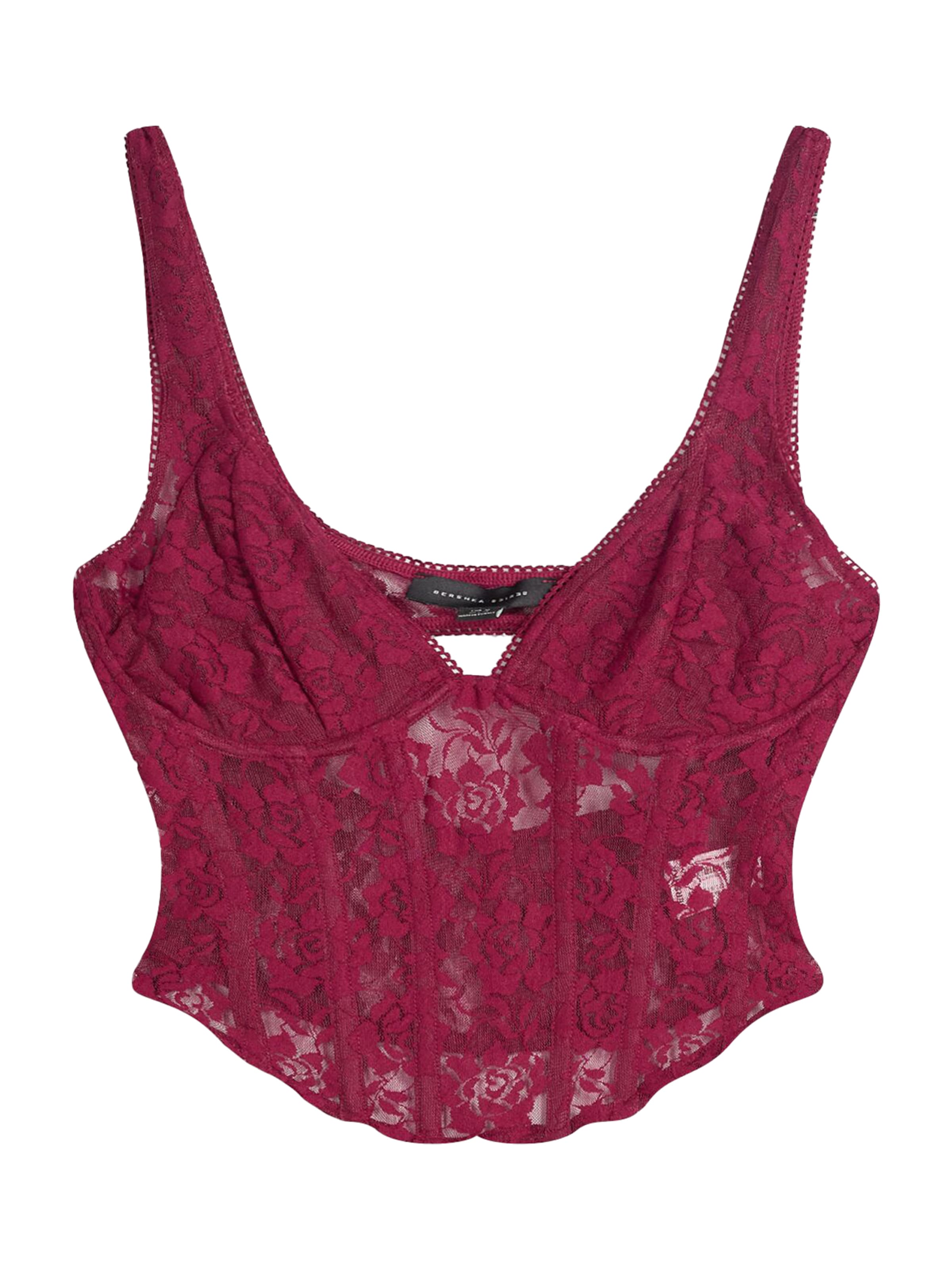 Bershka Top in Red: front