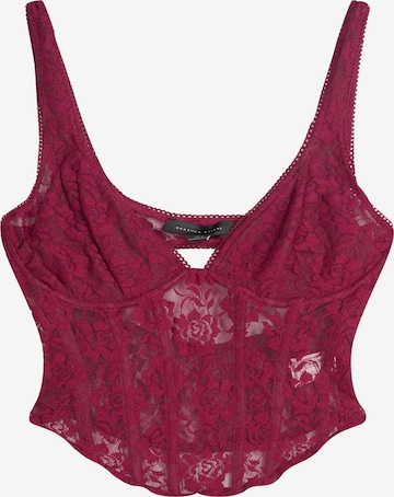 Bershka Top in Red: front
