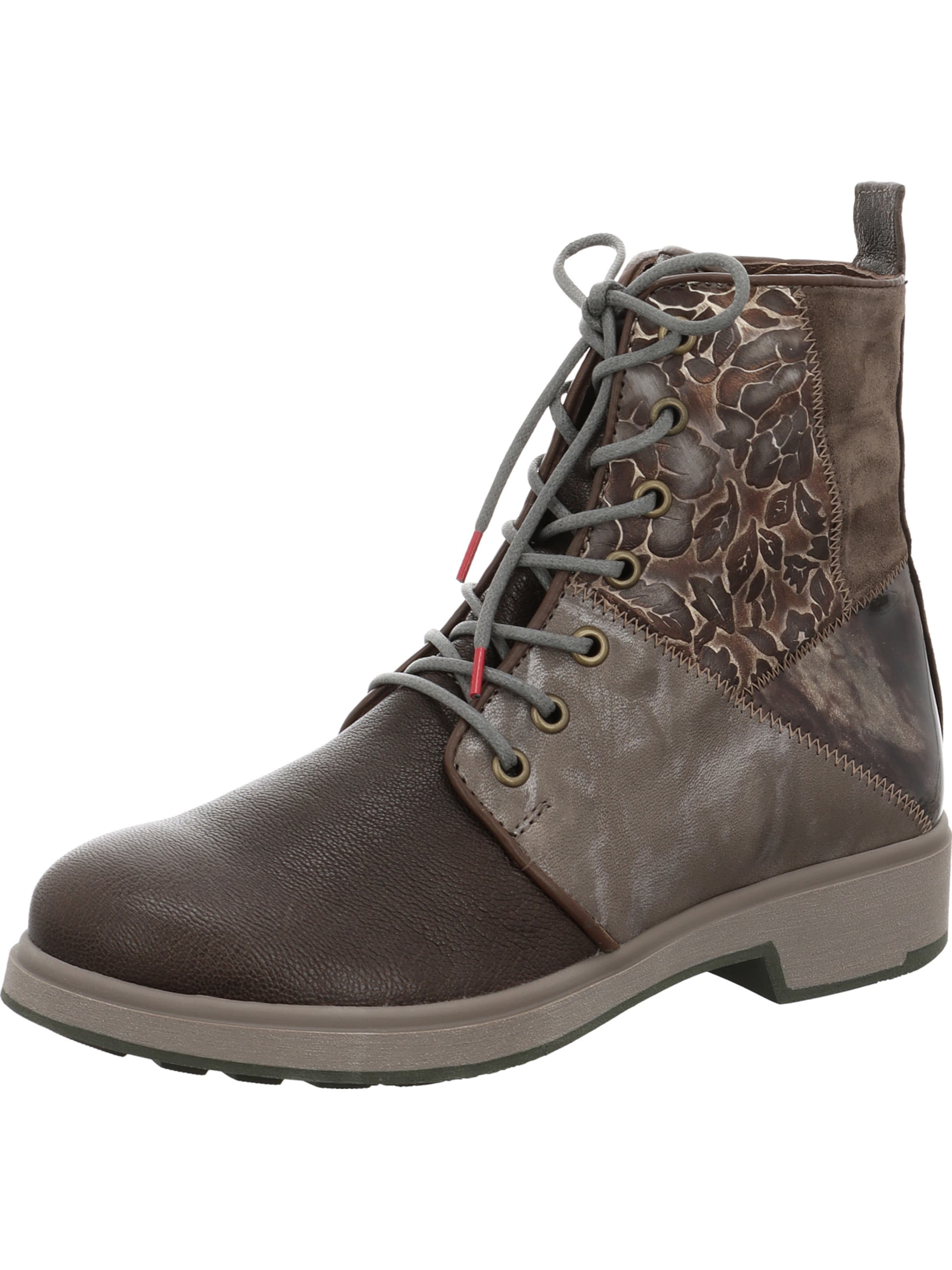 THINK! Lace-Up Ankle Boots 'Cogita' in Brown: front