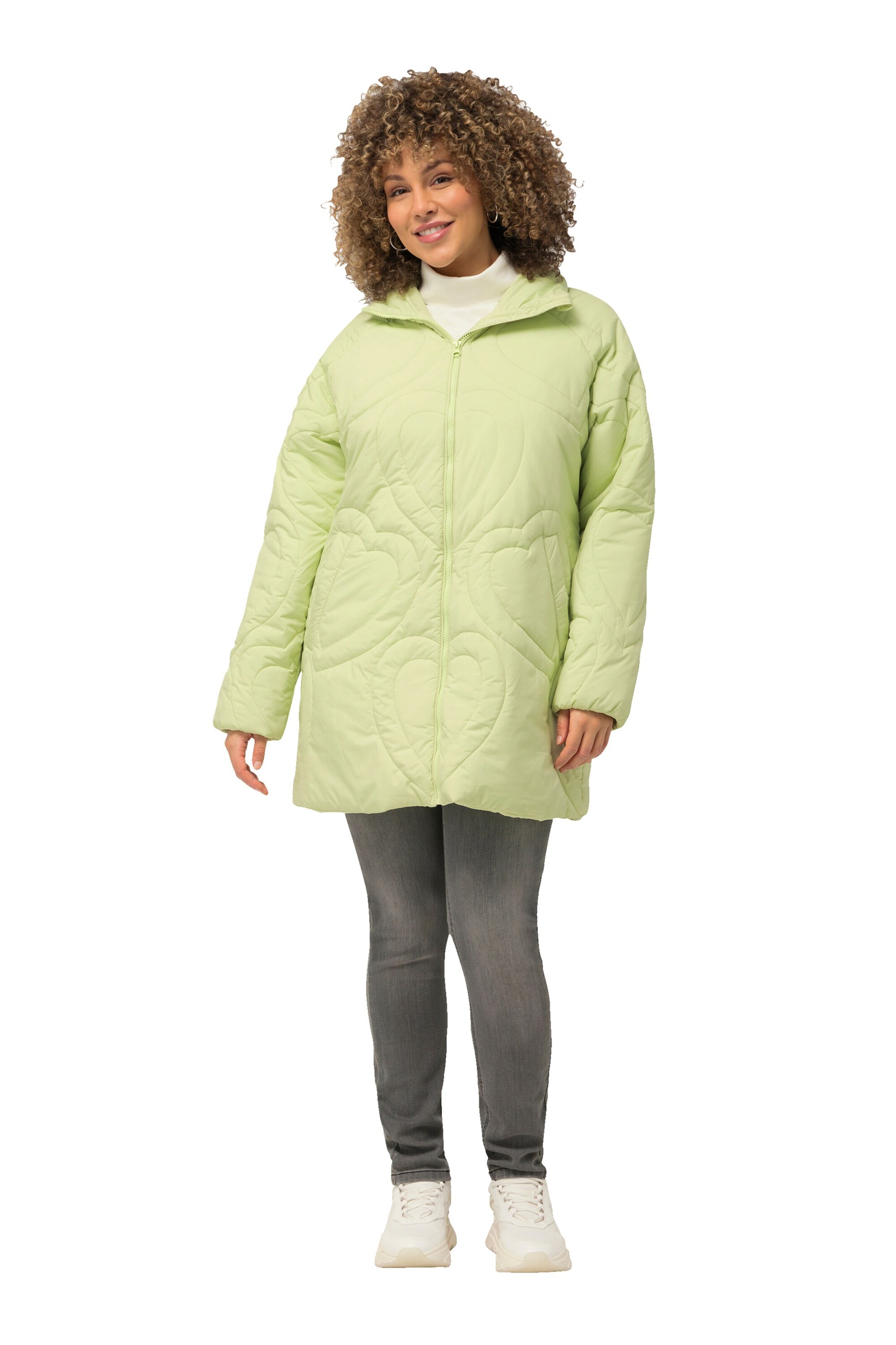 Ulla Popken Winterjas in Groen