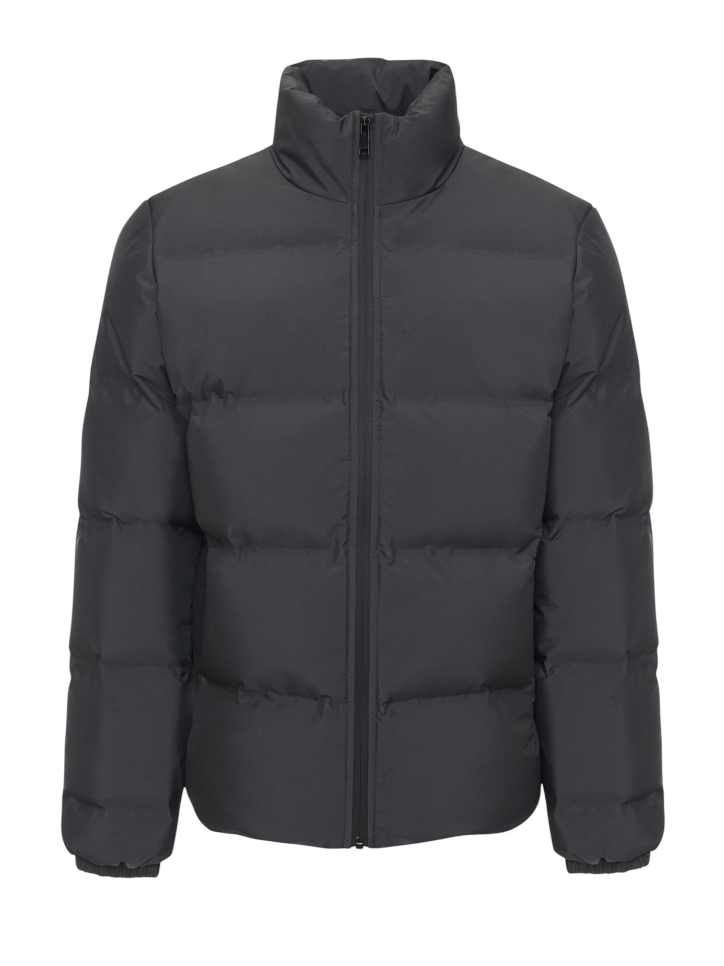 Threadbare Jacke 'Plum' in Grau: Vorderseite