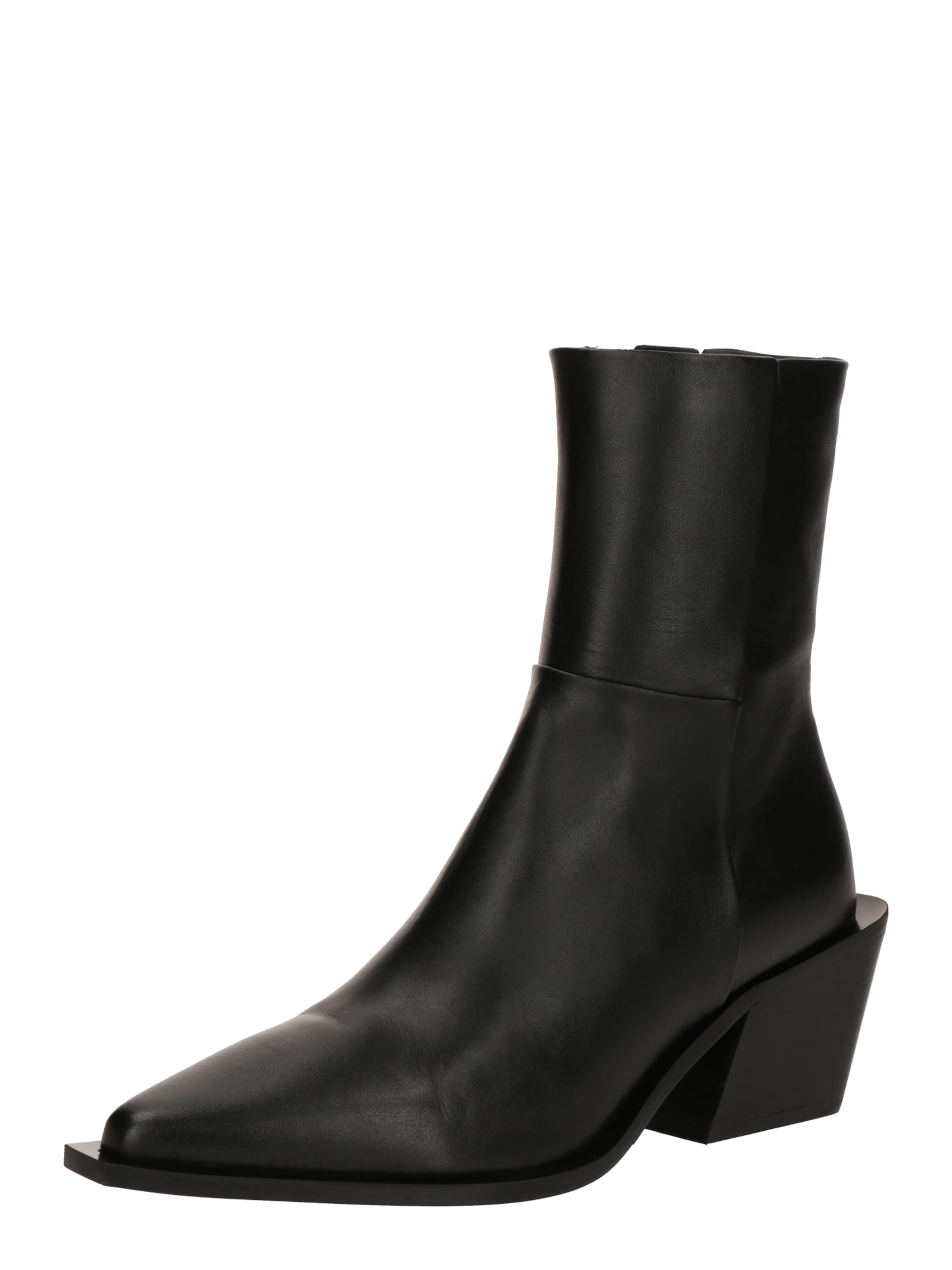 & Other Stories Kovbojské boty – černá: přední strana