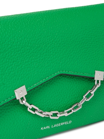 Karl Lagerfeld Torba za čez ramo 'MINI' | zelena barva