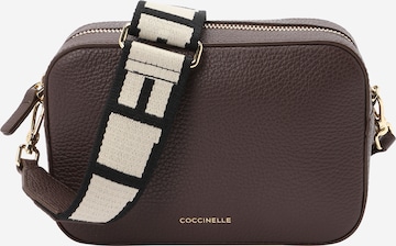 Borsa a tracolla 'Tebe' di Coccinelle in marrone: frontale
