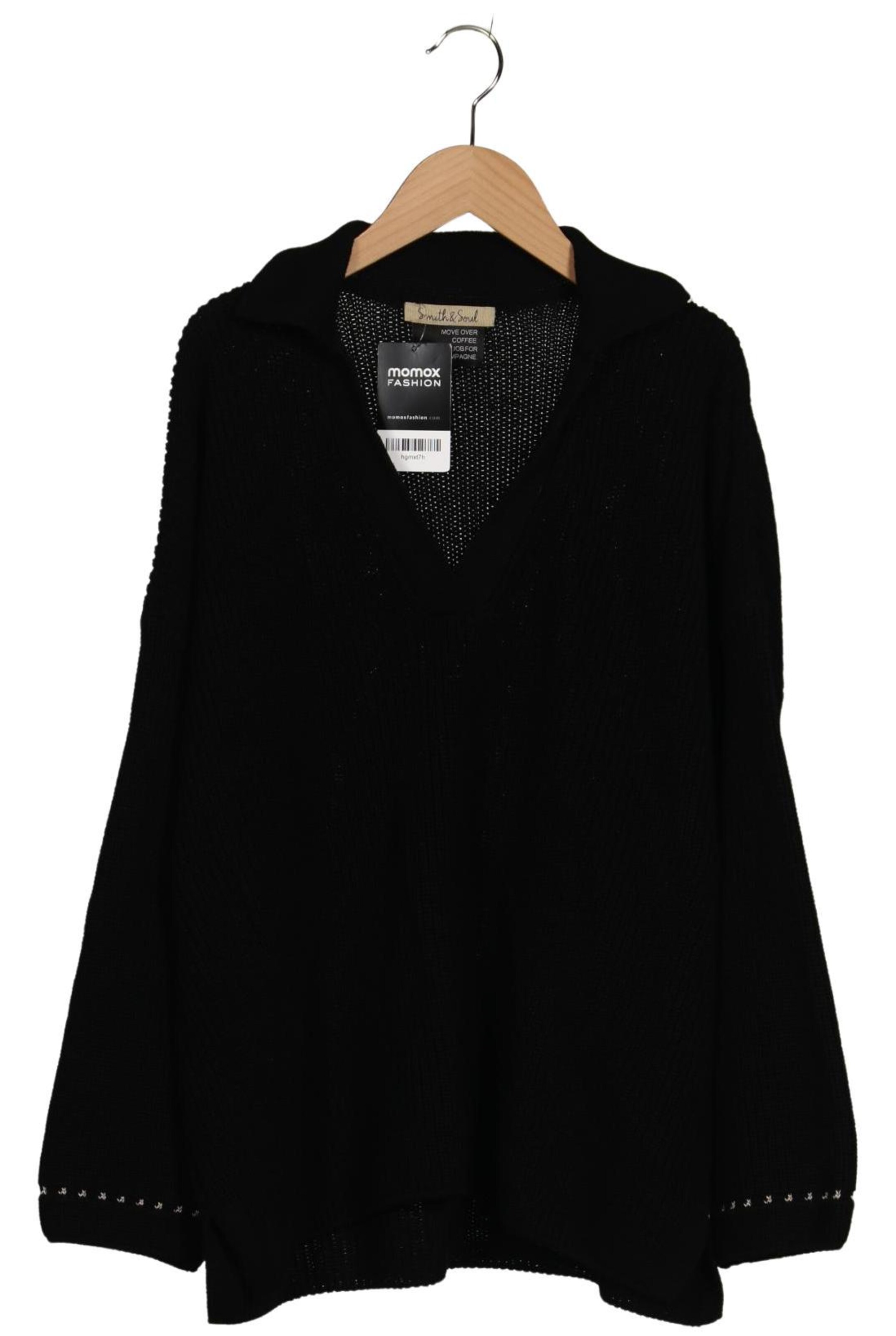 Smith&Soul Pullover M in Schwarz: Vorderseite