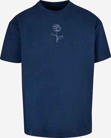 Merchcode T-Shirt 'Rose' in Blau: predná strana