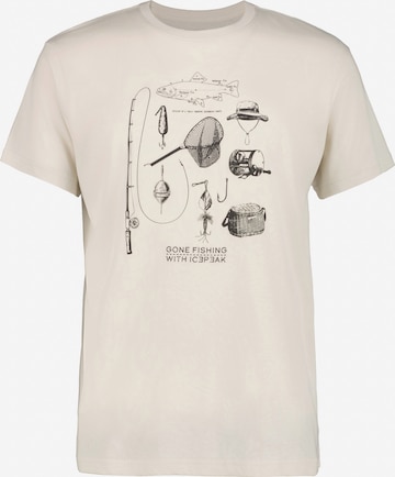 ICEPEAK T-Shirt in Beige: Vorderseite