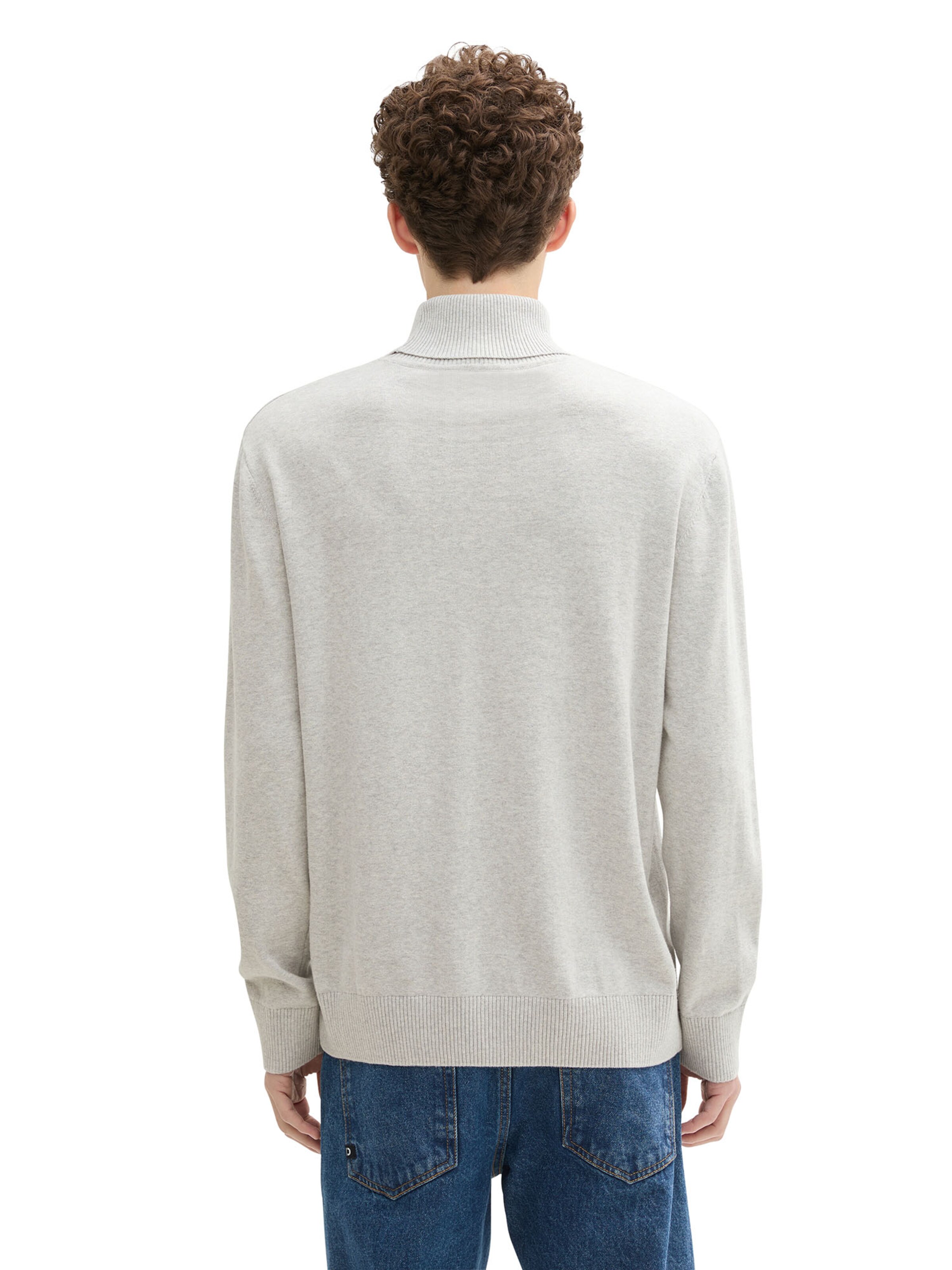 TOM TAILOR DENIM Sweater in Grey
