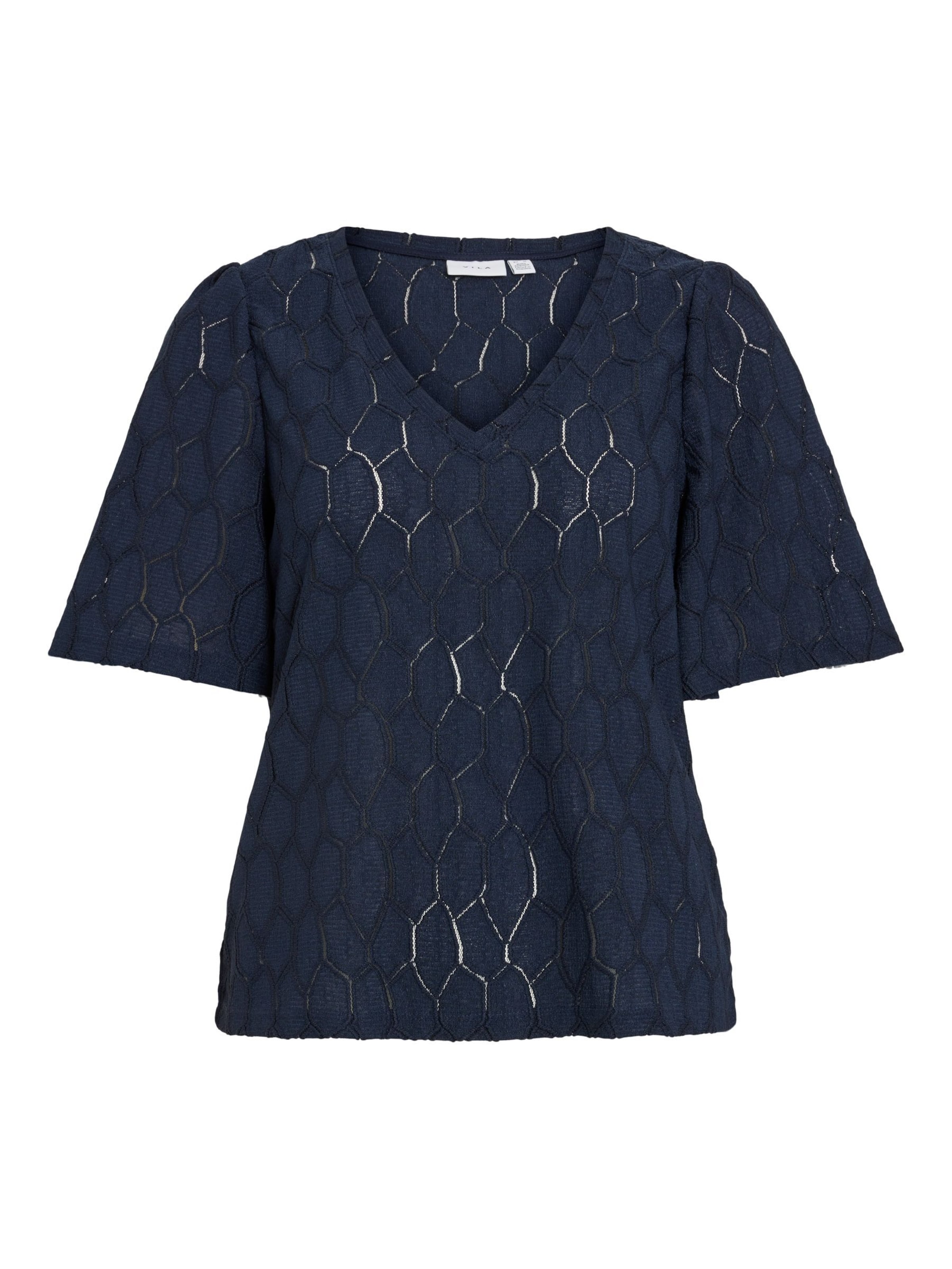 Chemisier 'VIMARCELLA' VILA en bleu : devant