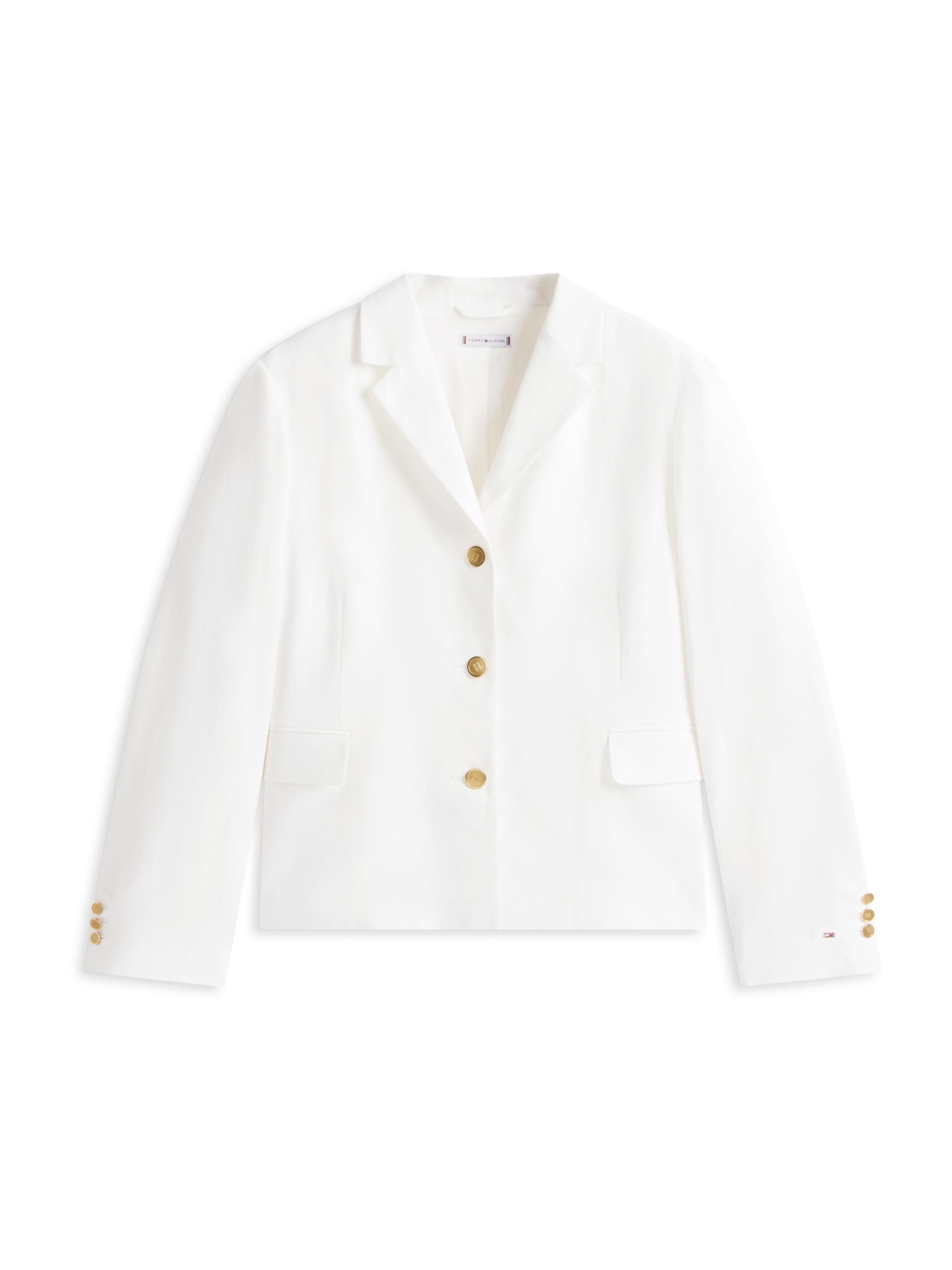 Tommy Hilfiger Curve Blazer i hvid: forside
