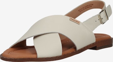 Sandales PIKOLINOS en blanc : devant