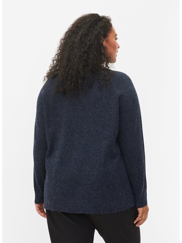 Pull-over 'Sunny' Zizzi en bleu