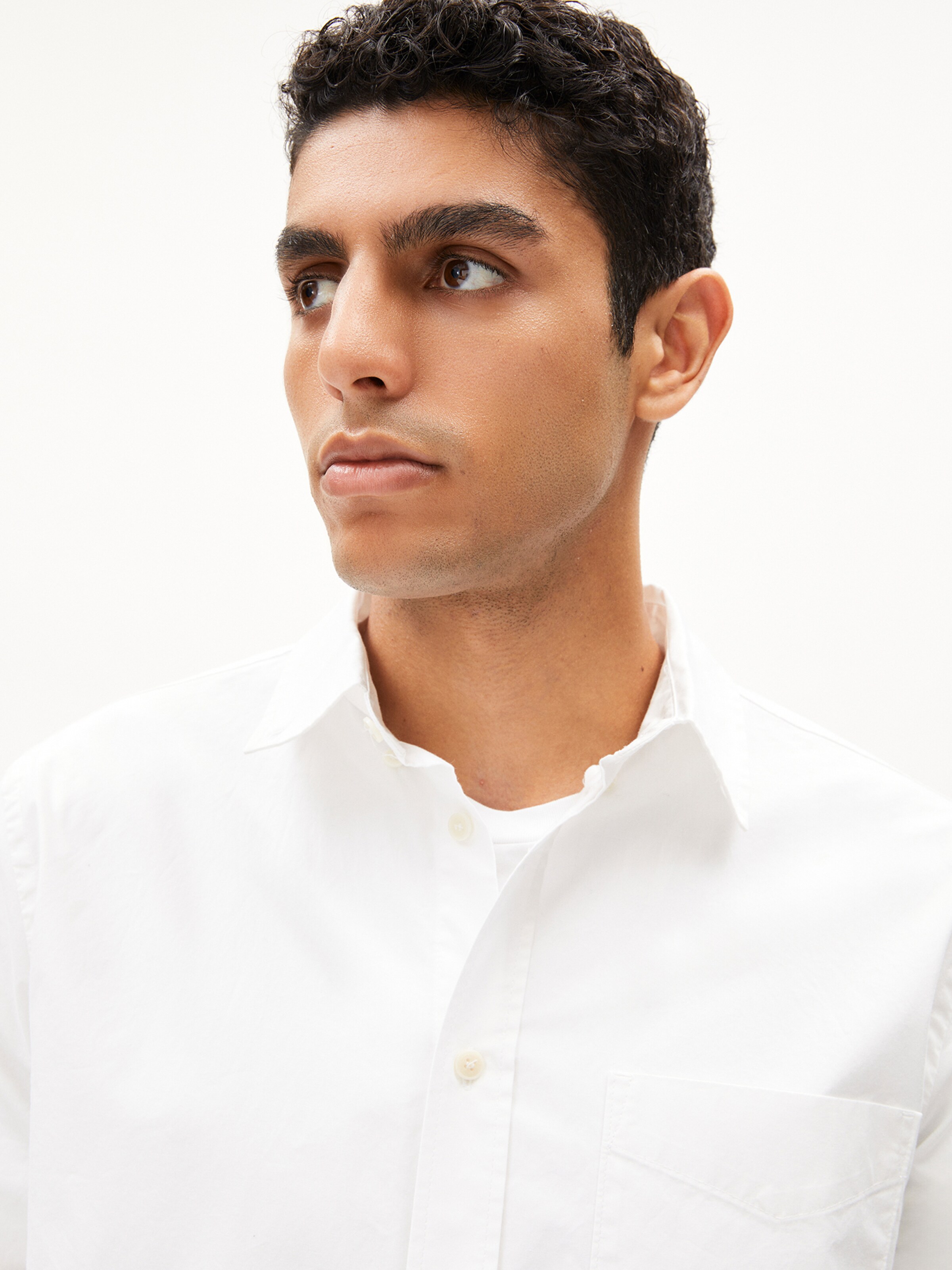 Fit confort Chemise ARMEDANGELS en blanc